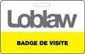 Picture of Visitor Badge [French] - Single Card